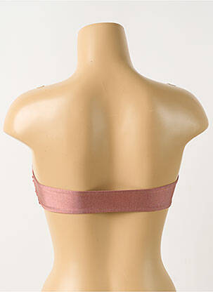 Haut de maillot de bain stretch haut bandeau rose SANS MARQUE femme