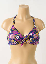 Maillot de bain 1 pièce brassieres brassieres violet CUPSHE femme