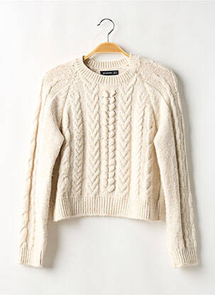 Pull beige STRADIVARIUS pour femme