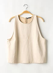 Top beige ZARA pour femme seconde vue