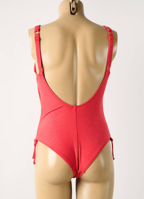 Maillot de bain 1 pièce rouge SANS COMPLEXE pour femme