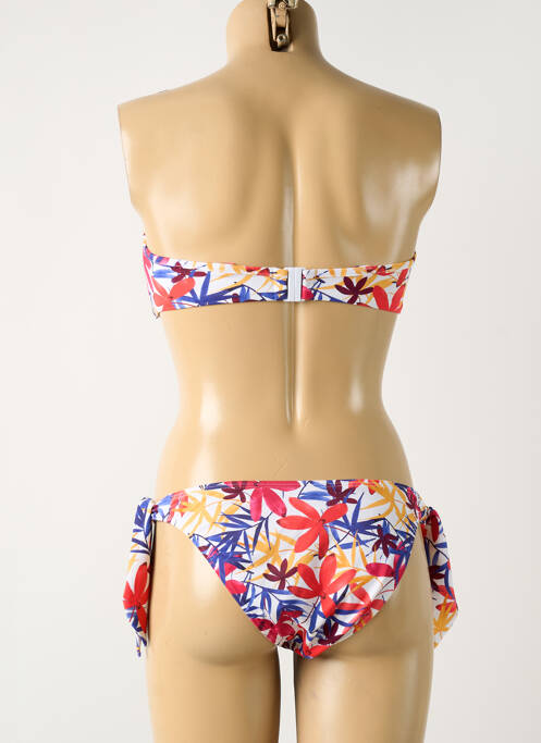 Maillot de bain 2 pièces rouge SANS COMPLEXE pour femme