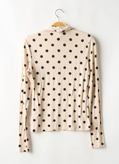T-shirt manches longues manches longues beige H&M femme
