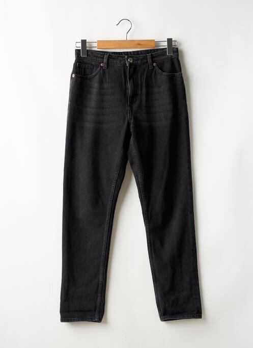Jeans coupe slim noir MONKI pour femme
