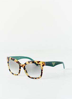 Lunettes de soleil vert PRADA pour femme