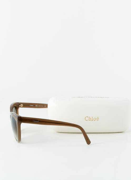 Lunettes de soleil marron CHLOE femme