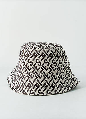 Bonnet forme bob marron H&M femme