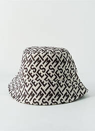 Bonnet forme bob marron H&M femme