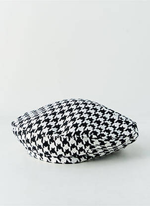 Bonnet forme béret noir BERSHKA femme