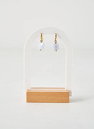Boucles d’oreilles matériaux métal or SANS MARQUE femme
