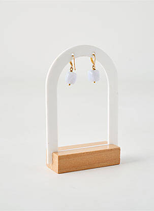Boucles d’oreilles matériaux métal or SANS MARQUE femme