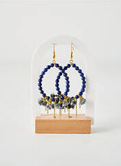Boucles d’oreilles bleu SANS MARQUE pour femme seconde vue