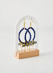 Boucles d’oreilles bleu SANS MARQUE pour femme seconde vue