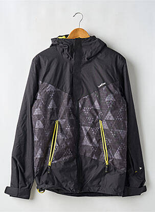 Doudoune manches longues a capuche noir DECATHLON femme