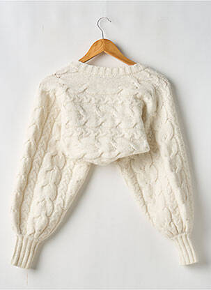 Boléro manches longues beige GESTUZ femme