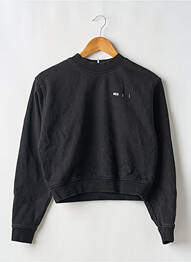 Sweat-shirt stretch manches longues noir MCQ femme