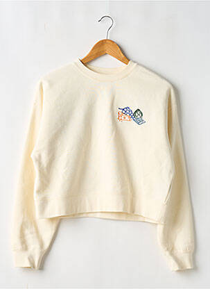 Sweat-shirt  manches longues beige OBEY femme