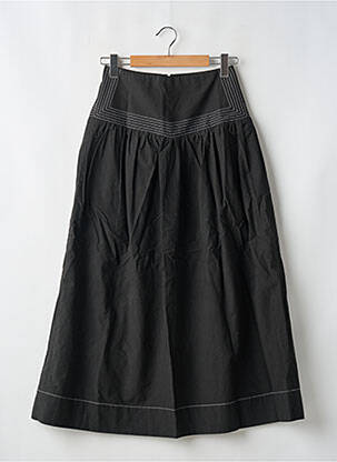 Jupe longue fermeture zippée au dos noir CLAUDIE PIERLOT femme