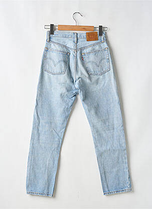 Jeans coupe droite effet usé délavé taille normale bleu LEVI'S femme