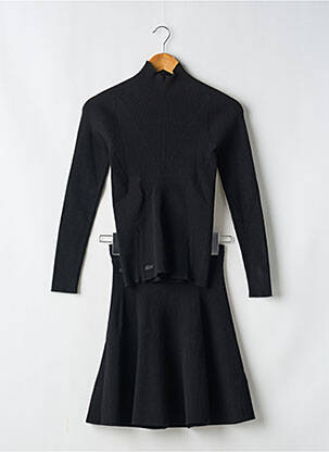 Ensemble jupe noir LACOSTE pour femme