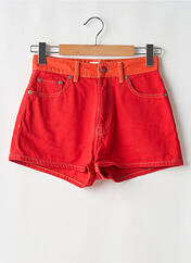 Short rouge GANNI pour femme seconde vue