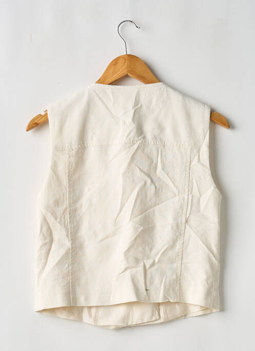 Gilet sans manche coupe cintrée beige ZARA femme