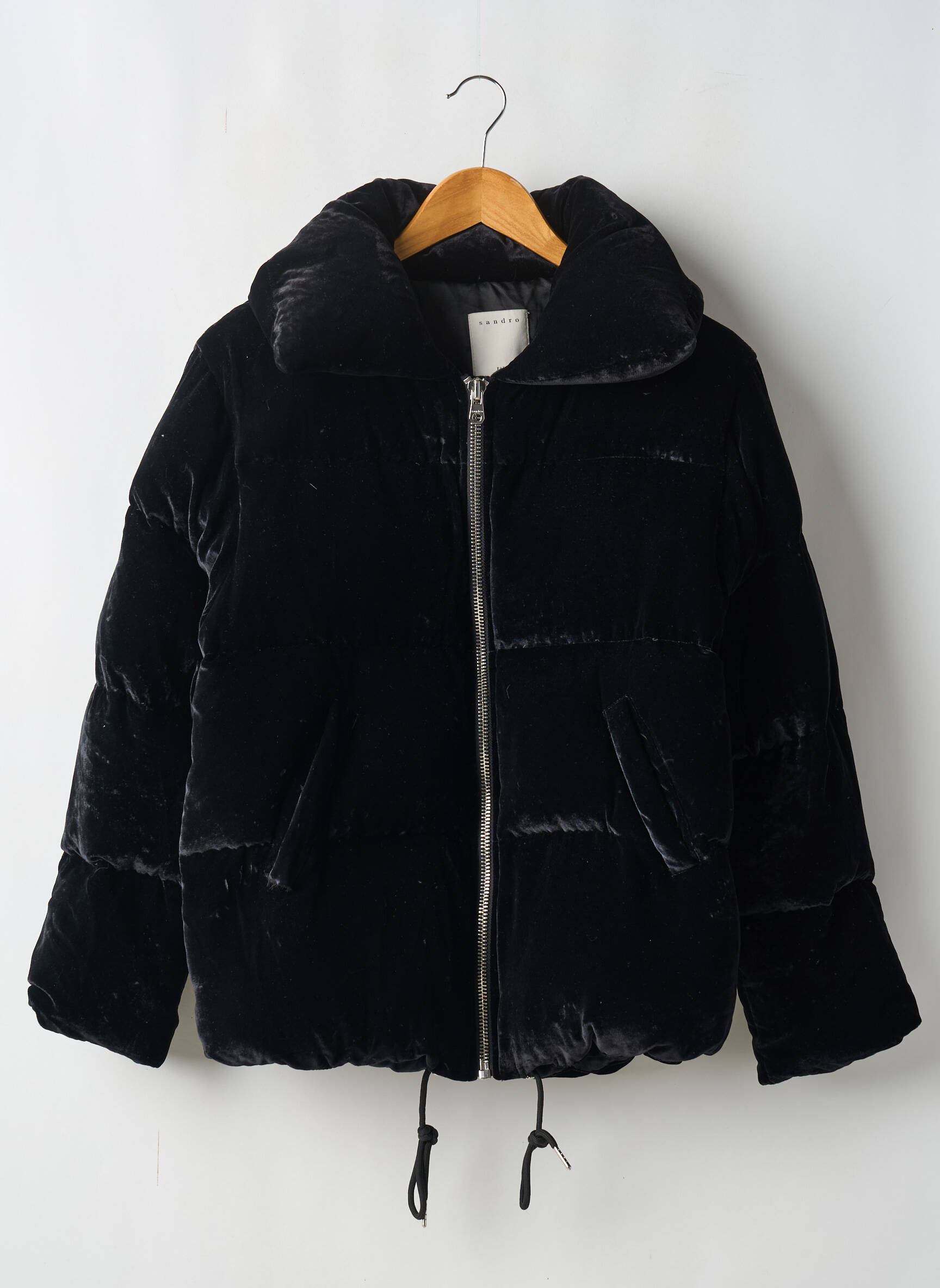 Velvet Jacket Doudoune Sandro Velours Grossiste Vente Vetement