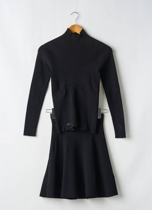 Ensemble jupe noir LACOSTE pour femme