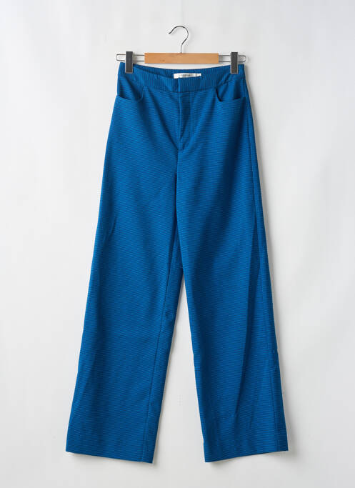 Pantalon droit bleu GESTUZ pour femme
