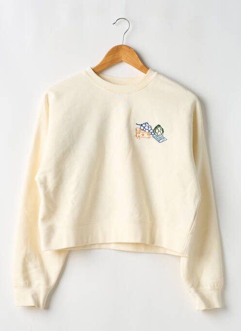 Sweat-shirt beige OBEY pour femme