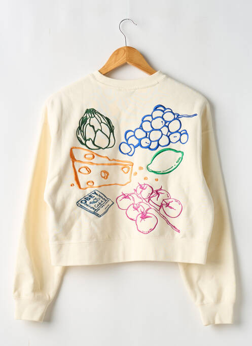 Sweat-shirt beige OBEY pour femme