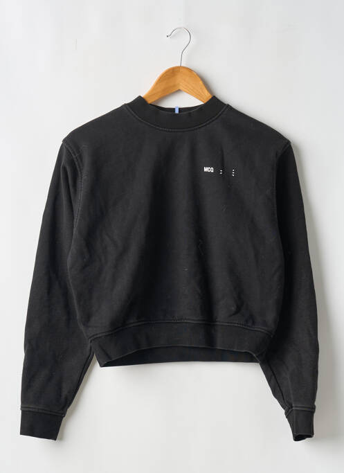 Sweat-shirt noir MCQ pour femme