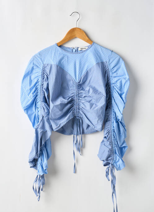 Top bleu SANDRO pour femme