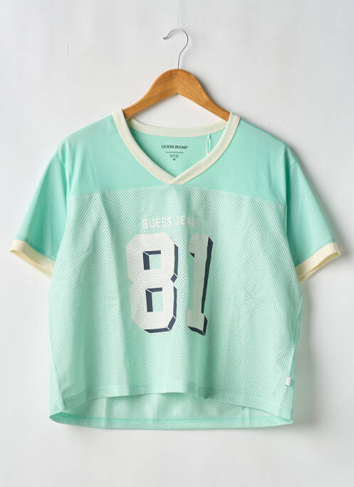 T-shirt vert GUESS pour femme