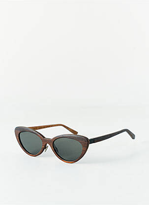 Lunettes de soleil marron SHELTER pour femme