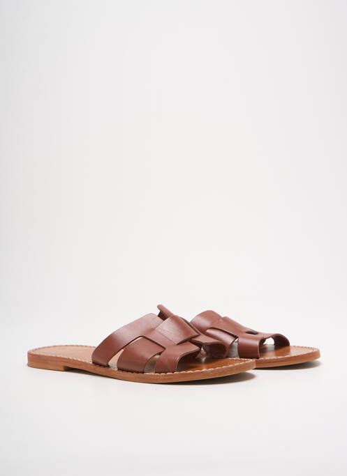 Mules/Sabots marron JONAK pour femme