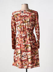 Robe mi-longue rose LILIE ROSE pour femme seconde vue