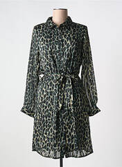 Robe mi-longue vert LILIE PLUS pour femme seconde vue