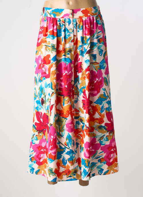 Jupe longue rose EMMA ELLA pour femme