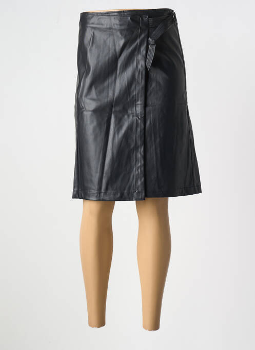 Jupe mi-longue noir ESCANDELLE pour femme