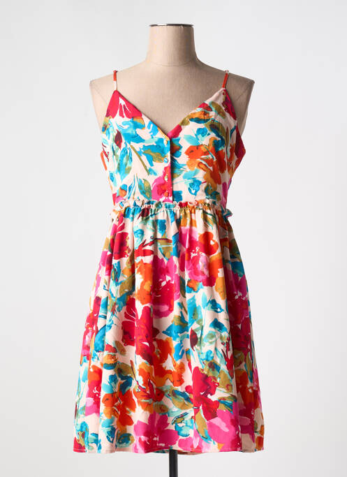 Robe courte rose EMMA ELLA pour femme