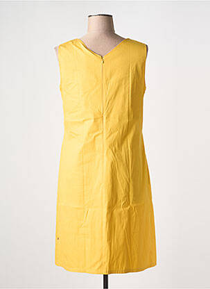Robe mi-longue sans manche sans manche jaune VERA MONT femme