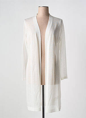 Gilet manches longues stretch blanc VERA MONT femme