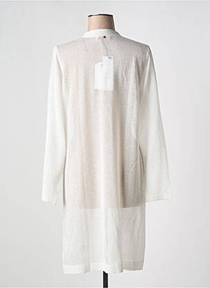 Gilet manches longues stretch blanc VERA MONT femme