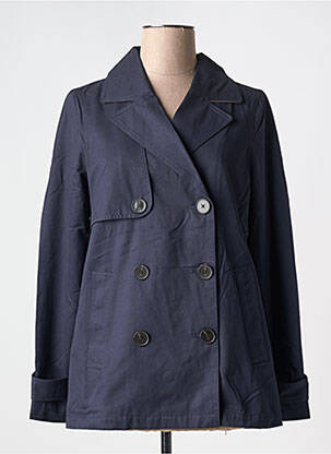 Trench tissage popeline sans capuche bleu S.OLIVER femme