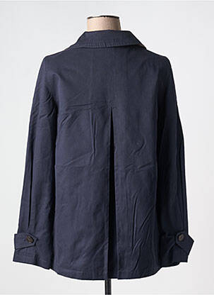 Trench tissage popeline sans capuche bleu S.OLIVER femme