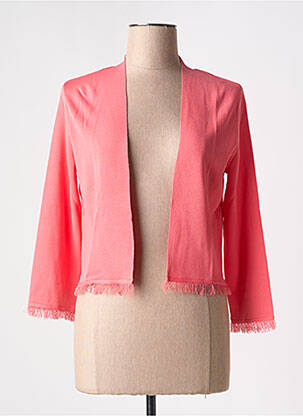 Gilet manches longues manches 3/4 rose BETTY BARCLAY femme