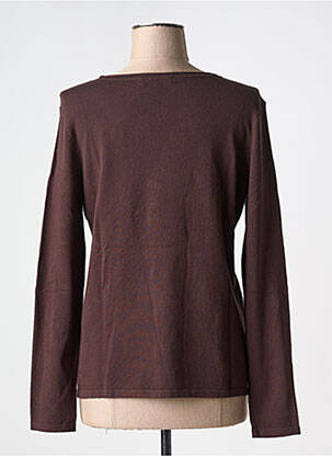 Pull coupe cintrée manches longues marron BETTY BARCLAY femme
