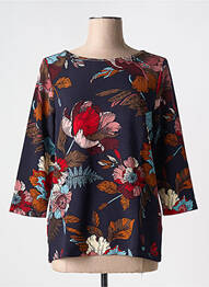 T-shirt stretch manches 3/4 bleu BETTY BARCLAY femme