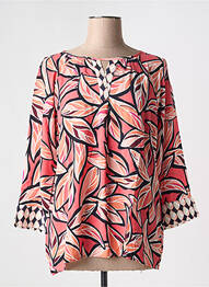 Blouse imprimé fleurs manches 3/4 rose BETTY BARCLAY femme
